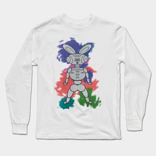 Robot bunny easter Long Sleeve T-Shirt